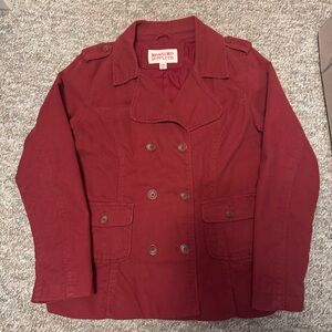 Mossimo Supply Co. Burgundy Jacket